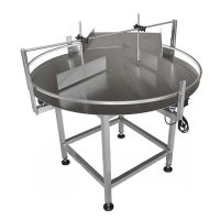 Bi tevahî otomatîkî Bottle Unscrambler Dînamîk Rotary Worktable