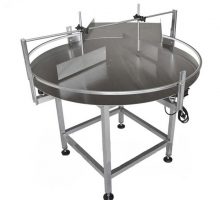 Bi tevahî otomatîkî Bottle Unscrambler Dînamîk Rotary Worktable